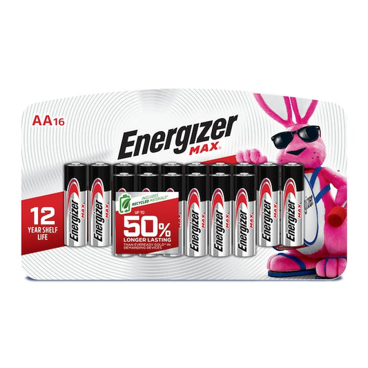 Max Alkaline AA Batteries, Double a Batteries ( 48 -Pack)