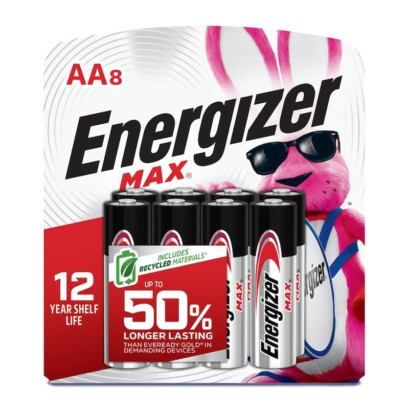 Max Alkaline AA Batteries, Double a Batteries ( 48 -Pack)