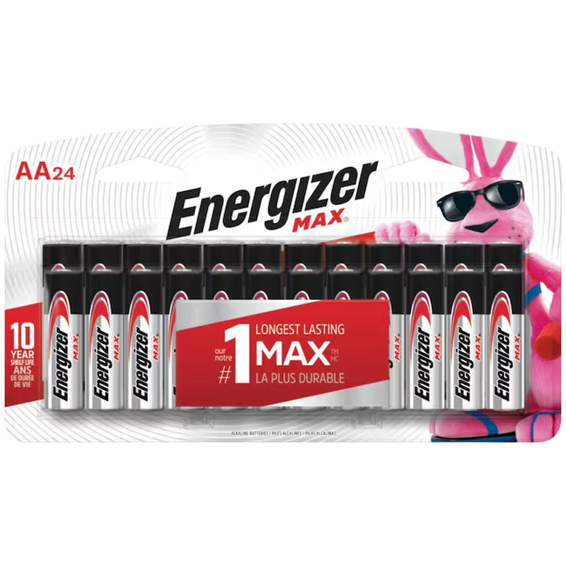 Max Alkaline AA Batteries, Double a Batteries ( 48 -Pack)