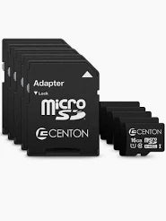 32GB Class 10 Micro SDHC Flash Memory Card with Adapter for Mobile Device Storage Phone, Tablet, Drone & Full HD Video Recording - 80Mb/S UHS-I, C10, U1 (5 Pack)